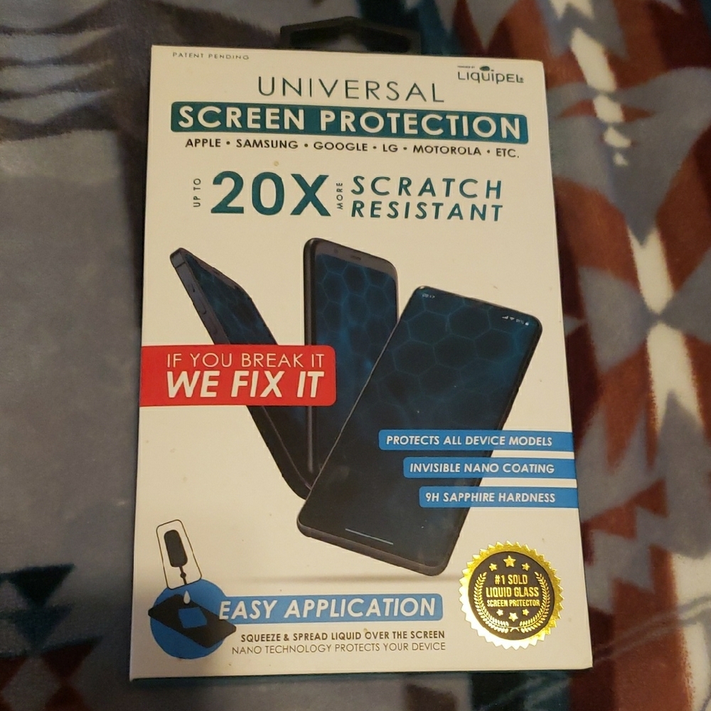 Black Screen Protector 20X Scratch Resistant Easy Application